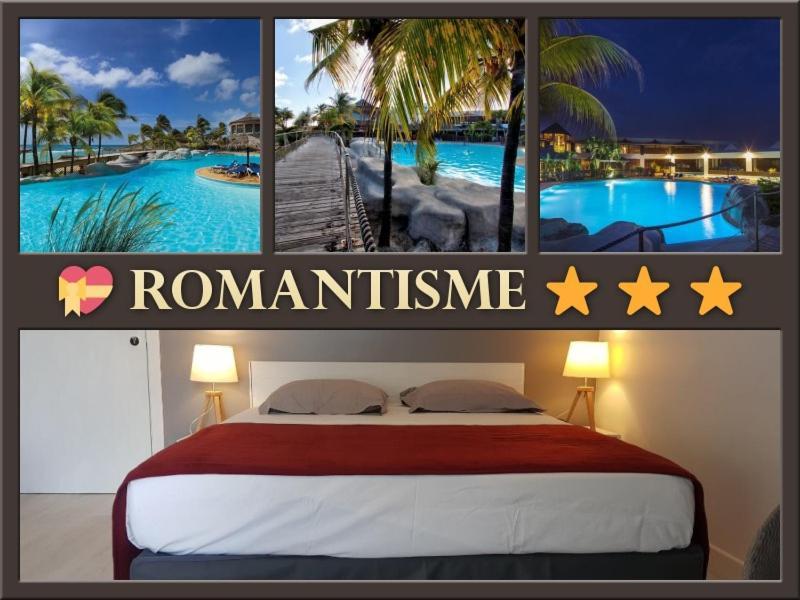 Romantique Et Bel Appartement En Bord De La Mer, Piscine Surveillee Et Belle Plage A 50M Saint-Francois  Kültér fotó